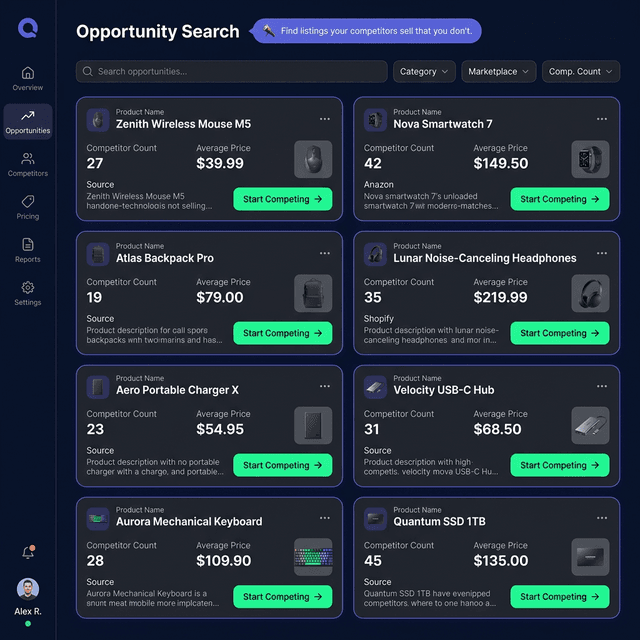 Opportunity page screenshot